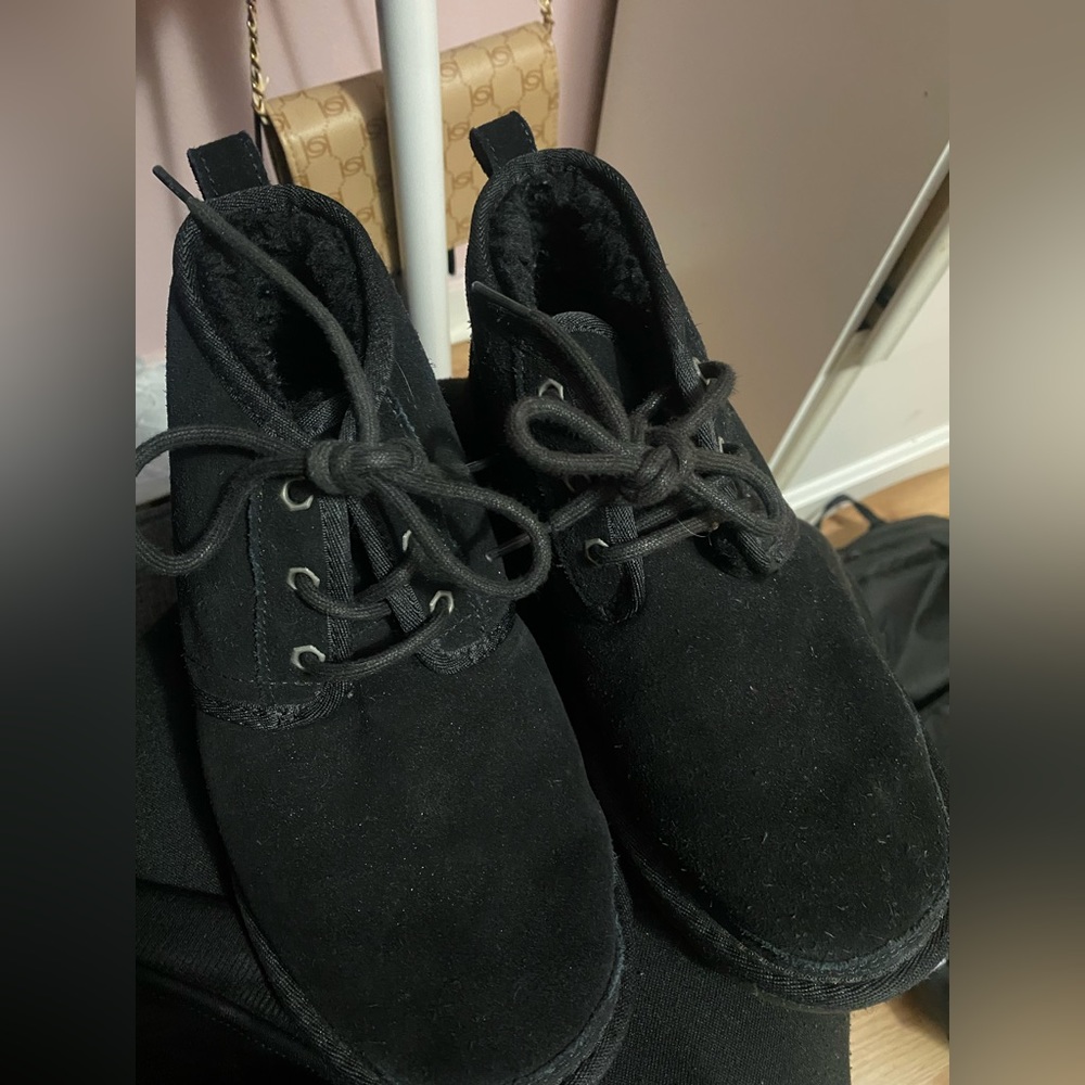 WOMENS UGG NEUMAL CHUKKA BOOTS ROUND TOE